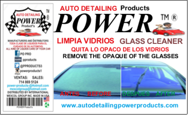 LIMPIA VIDRIOS / GLASS CLEANER